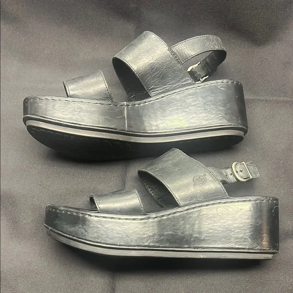 Born leather sandals CQA17 - Picture 4 of 8